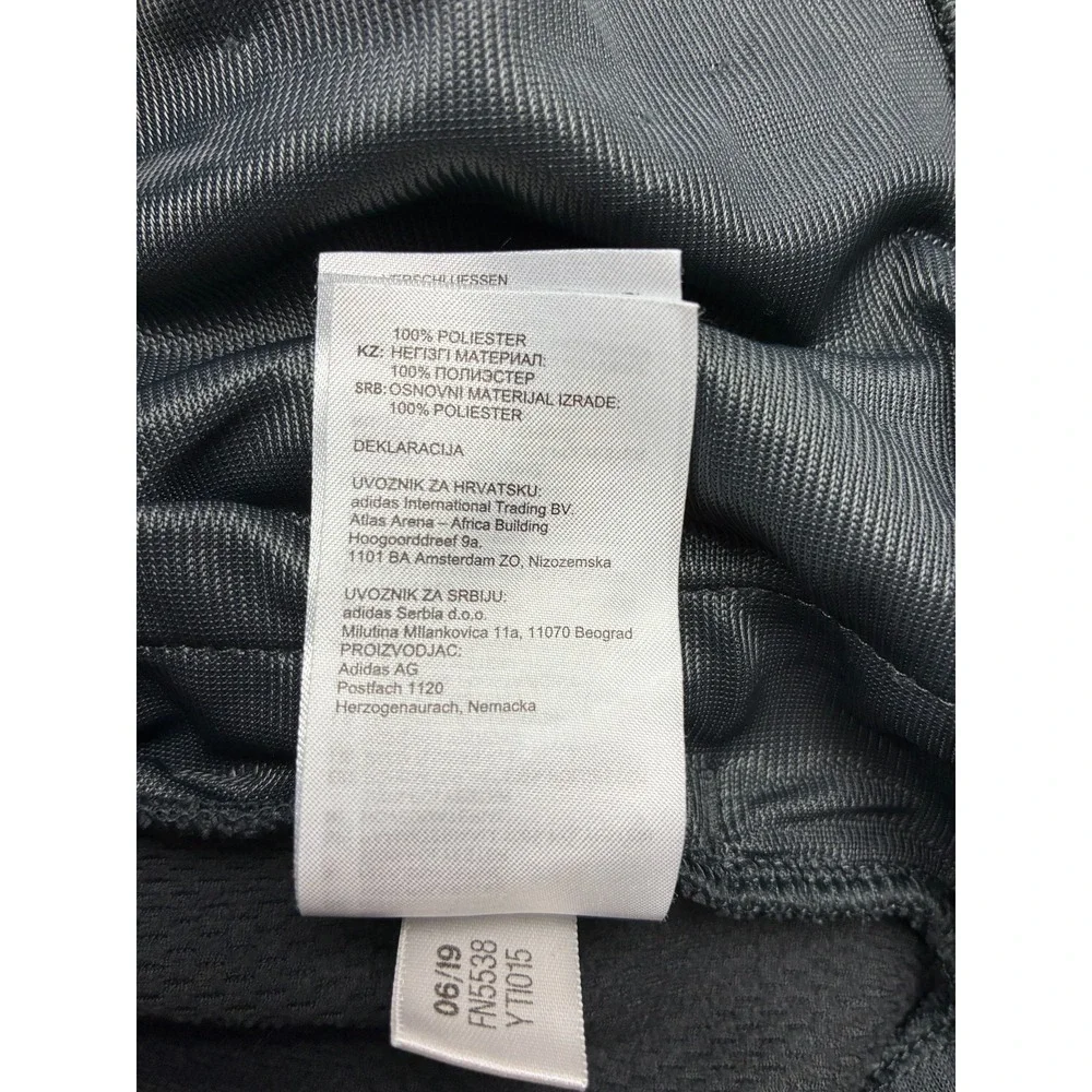 Adidas ClimaWarm Jacket Mens Small Gray Full Zip Training Track FM5538